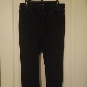 SUPER HIGHRISE BLACK SKINNY JEANS